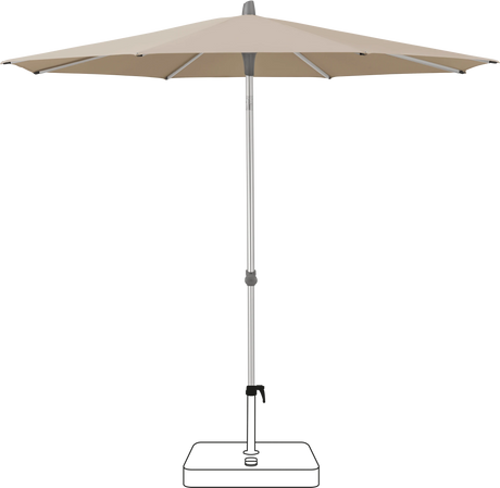 Glatz Parasol ALU-SMART rond Cat.5 803 Linen