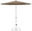 Glatz Parasol ALU-SMART rond Cat.5 805 Walnut