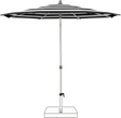Glatz Parasol ALU-SMART rond Cat.5 810 Black Stripe