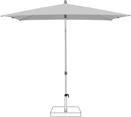 Glatz Parasol ALU-SMART carre Cat.5 501 Granite