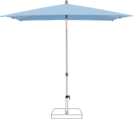 Glatz Parasol ALU-SMART carre Cat.5 515 Cloud