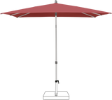 Glatz Parasol ALU-SMART carre Cat.5 637 Cherry