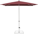 Glatz Parasol ALU-SMART carre Cat.5 644 Merlot