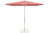 Glatz Parasol VITA Torna carre Cat.5 800 Red Stripe Gris soie