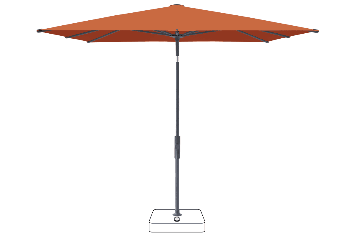 Glatz Parasol VITA Torna carre Cat.5 513 Outback Anthracite