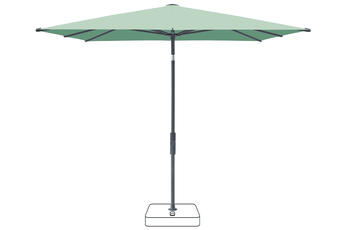 Glatz Parasol VITA Torna carre Cat.5 581 Jade Anthracite