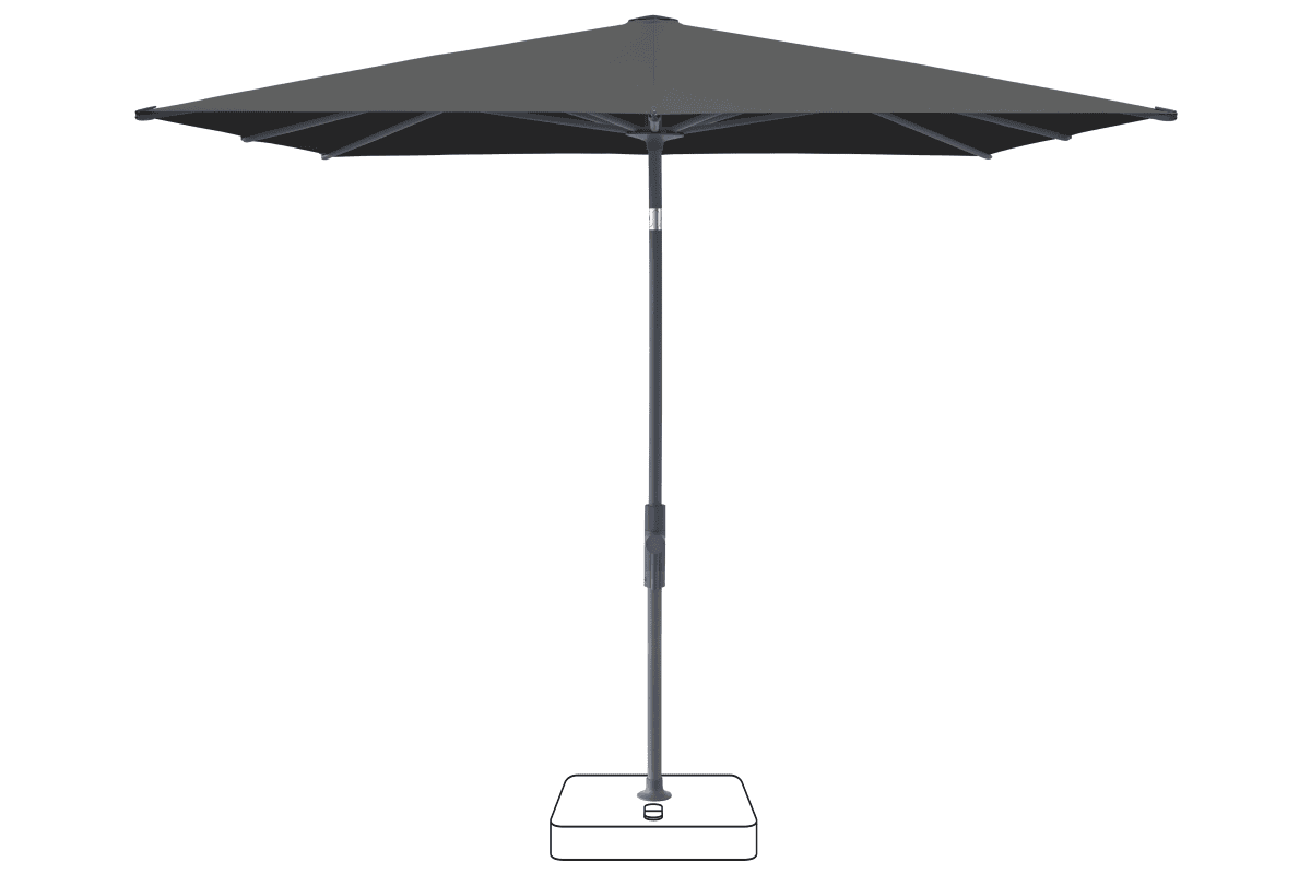 Glatz Parasol VITA Torna carre Cat.5 669 Carbone Anthracite