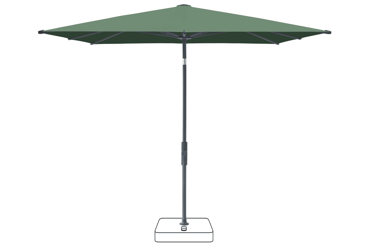 Glatz Parasol VITA Torna carre Cat.5 677 Nile Anthracite