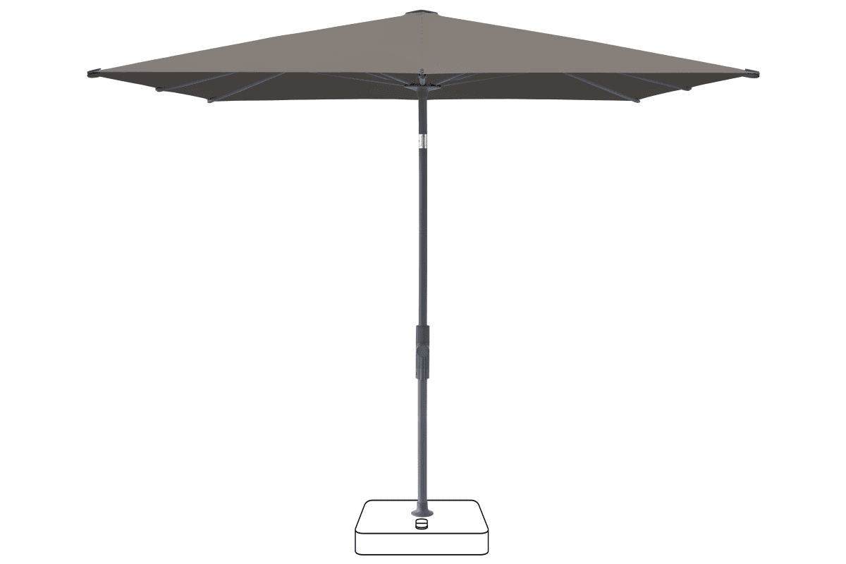 Glatz Parasol VITA Torna carre Cat.5 806 Forge Anthracite