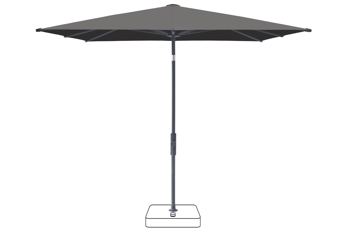 Glatz Parasol VITA Torna carre Cat.5 807 Lava Anthracite