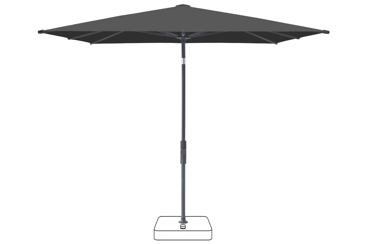 Glatz Parasol VITA Torna carre Cat.5 809 Midnight Anthracite
