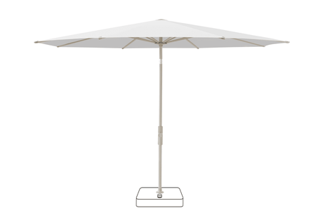 Glatz Parasol VITA Torna rond Cat.5 500 Plaster Gris soie