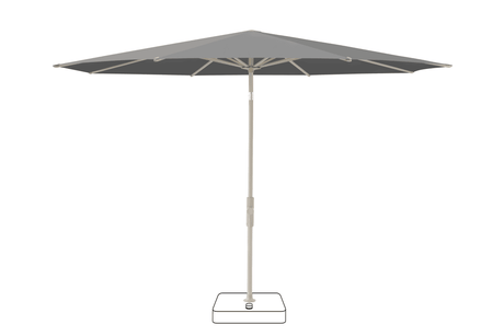 Glatz Parasol VITA Torna rond Cat.5 502 Thunder Gris soie