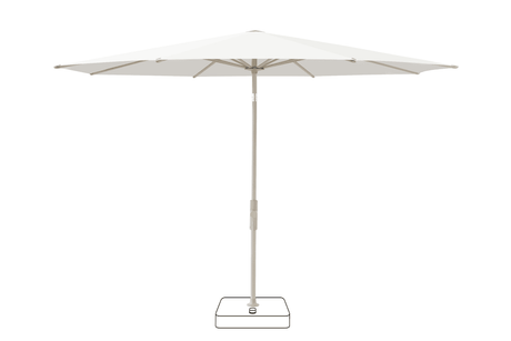 Glatz Parasol VITA Torna rond Cat.5 510 White Gris soie