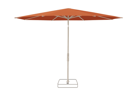 Glatz Parasol VITA Torna rond Cat.5 513 Outback Gris soie