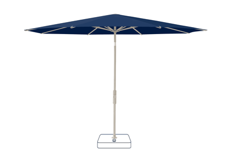 Glatz Parasol VITA Torna rond Cat.5 530 Atlantic Gris soie