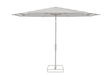 Glatz Parasol VITA Torna rond Cat.5 555 Grey Stripe Gris soie