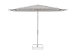 Glatz Parasol VITA Torna rond Cat.5 570 Steel Stripe Gris soie