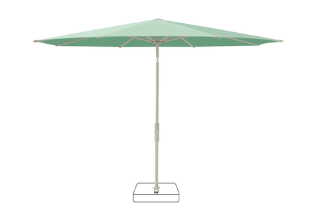 Glatz Parasol VITA Torna rond Cat.5 581 Jade Gris soie