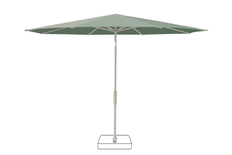 Glatz Parasol VITA Torna rond Cat.5 588 Olive Gris soie