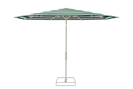 Glatz Parasol VITA Torna rond Cat.5 589 Green Stripe Gris soie