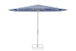 Glatz Parasol VITA Torna rond Cat.5 602 Blue Stripe Gris soie