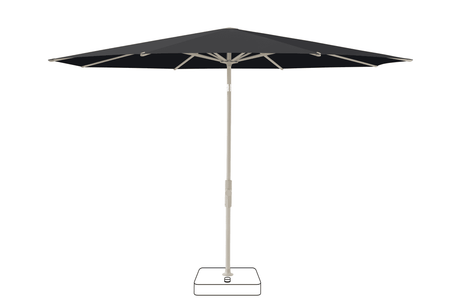 Glatz Parasol VITA Torna rond Cat.5 615 Black Gris soie