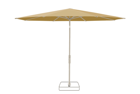 Glatz Parasol VITA Torna rond Cat.5 618 Dijon Gris soie