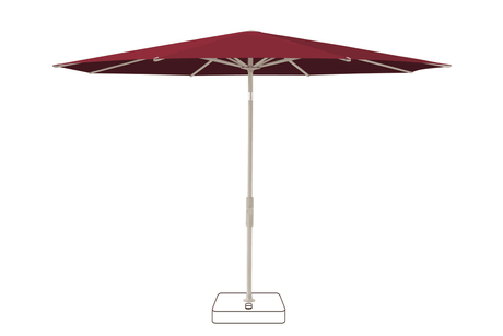 Glatz Parasol VITA Torna rond Cat.5 645 Burgundy Gris soie
