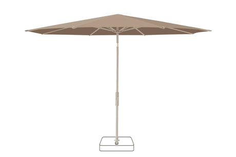 Glatz Parasol VITA Torna rond Cat.5 650 Camel Gris soie