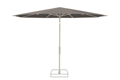 Glatz Parasol VITA Torna rond Cat.5 806 Forge Gris soie