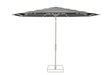 Glatz Parasol VITA Torna rond Cat.5 810 Black Stripe Gris soie