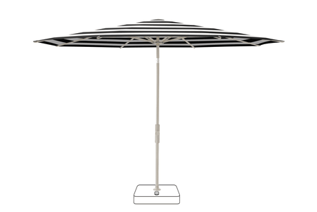Glatz Parasol VITA Torna rond Cat.5 810 Black Stripe Gris soie