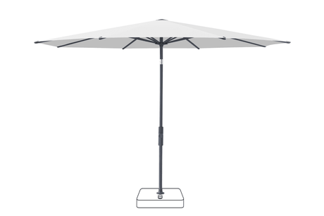 Glatz Parasol VITA Torna rond Cat.5 500 Plaster Anthracite