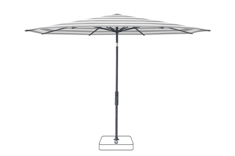 Glatz Parasol VITA Torna rond Cat.5 555 Grey Stripe Anthracite