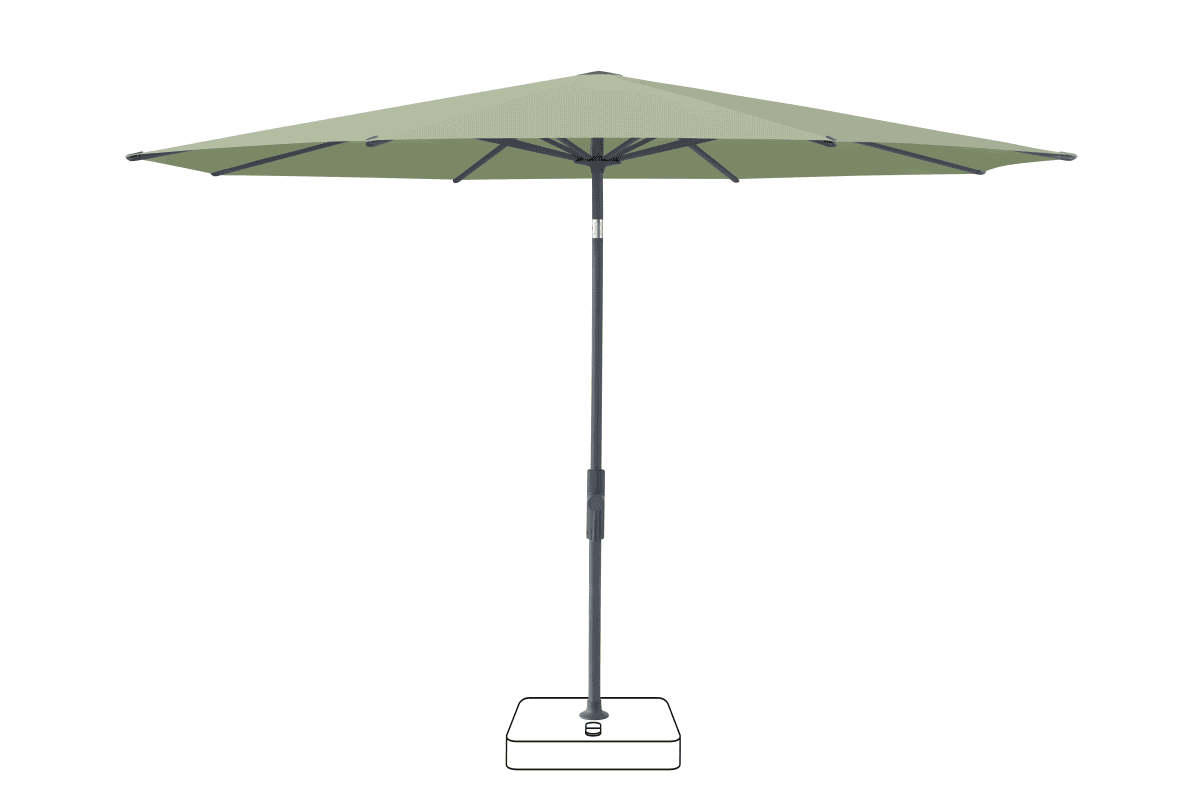 Glatz Parasol VITA Torna rond Cat.5 579 Pistachio Anthracite