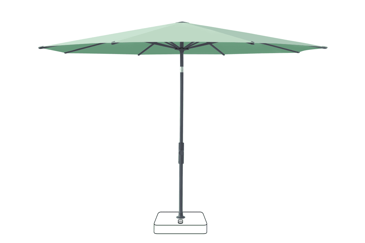 Glatz Parasol VITA Torna rond Cat.5 581 Jade Anthracite