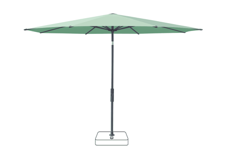 Glatz Parasol VITA Torna rond Cat.5 581 Jade Anthracite