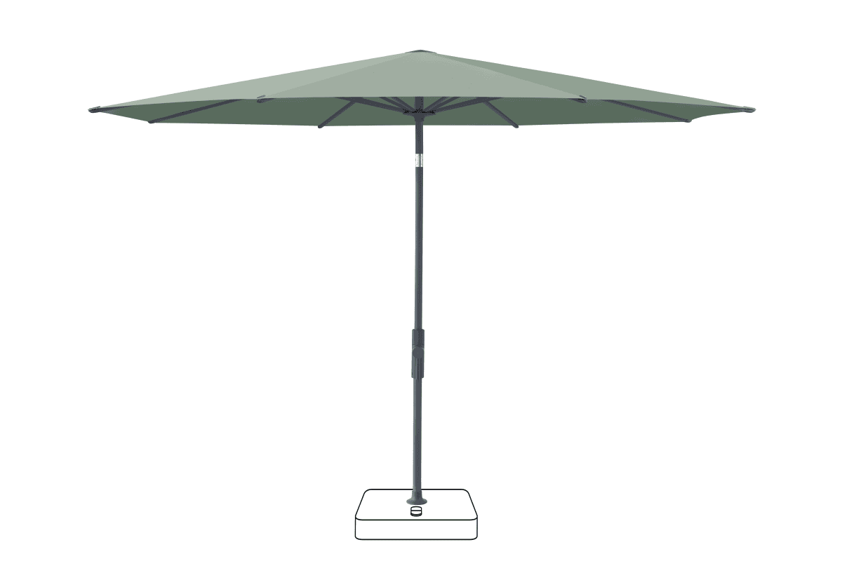 Glatz Parasol VITA Torna rond Cat.5 588 Olive Anthracite