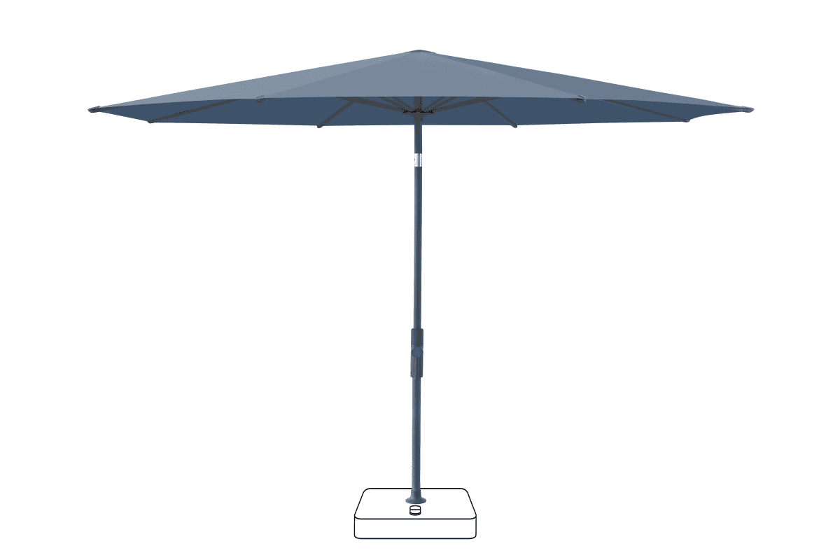 Glatz Parasol VITA Torna rond Cat.5 601 Waterfall Anthracite