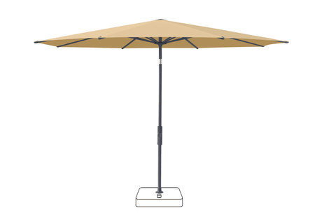 Glatz Parasol VITA Torna rond Cat.5 604 Cereal Anthracite
