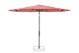 Glatz Parasol VITA Torna rond Cat.5 800 Red Stripe Anthracite