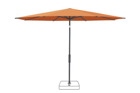 Glatz Parasol VITA Torna rond Cat.5 802 Sienna Anthracite