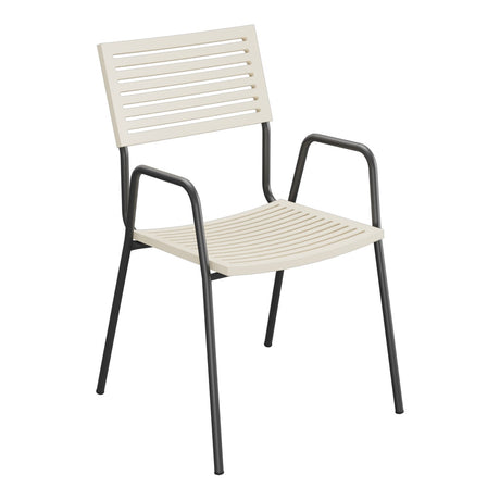 Schaffner Bodensee Lamello Fauteuil repas – Sable Pastel 15 / Anthracite 77