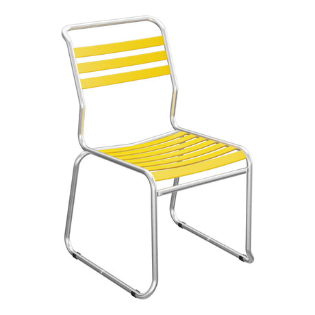 Schaffner Säntis Chaise luge à lattes – Jaune 11 / Galvanisé à chaud 02