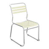 Schaffner Säntis Chaise luge à lattes – Jaune Buis 18 / Galvanisé à chaud 02