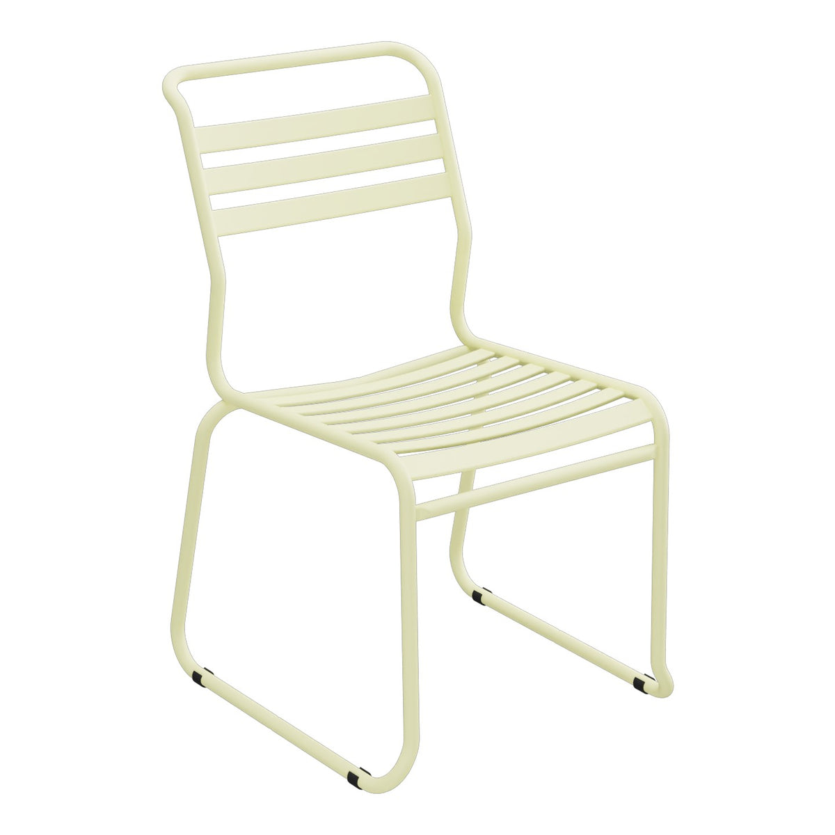 Schaffner Säntis Chaise luge à lattes – Jaune Buis 18 / Jaune Buis 18