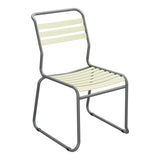 Schaffner Säntis Chaise luge à lattes – Jaune Buis 18 / Graphite 73