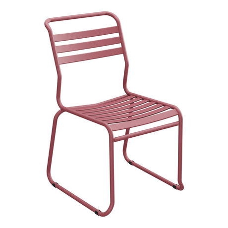 Schaffner Säntis Chaise luge à lattes – Bordeaux 38 / Bordeaux 38