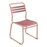 Schaffner Säntis Chaise luge à lattes – Bordeaux 38 / Terracotta 84